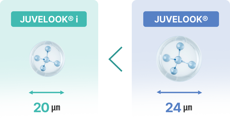 입자 크기 비교